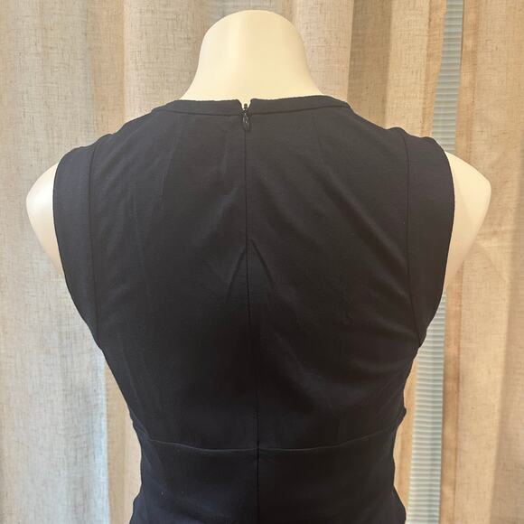 Navy Blue Diane Von Furstenberg Sheath Dress sz 8 - Picture 8 of 9